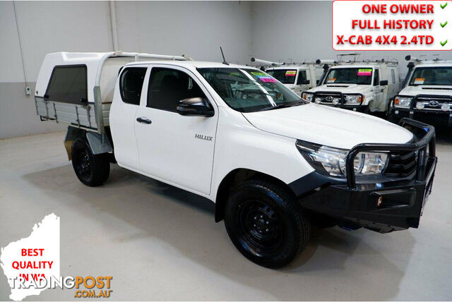2019 TOYOTA HILUX WORKMATE EXTRA CAB GUN125R CAB CHASSIS