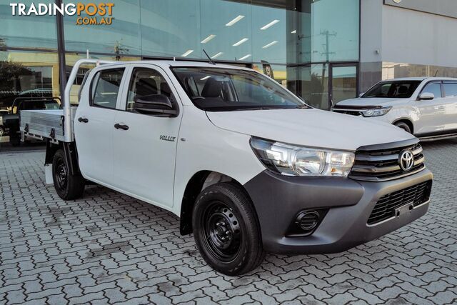 2019 TOYOTA HILUX WORKMATE TGN121R 4X2 DUAL CAB UTILITY