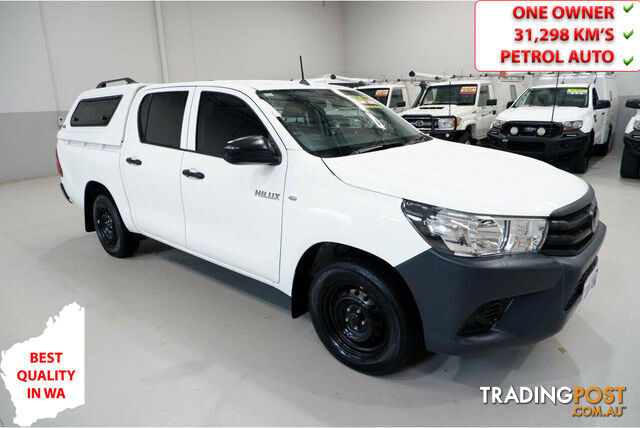 2019 TOYOTA HILUX WORKMATE DOUBLE CAB 4X2 TGN121R UTILITY