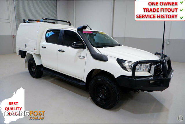 2019 TOYOTA HILUX SR DOUBLE CAB GUN126R CAB CHASSIS