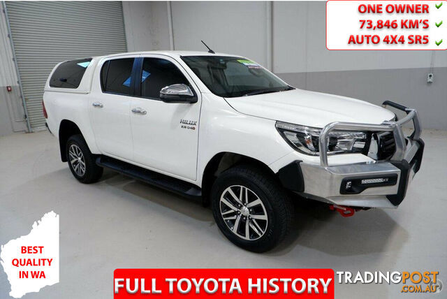 2018 TOYOTA HILUX SR5 DOUBLE CAB GUN126R UTILITY