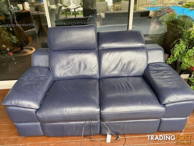 SILVANO 2S - 2 SEATER LEATHER LOUNGE