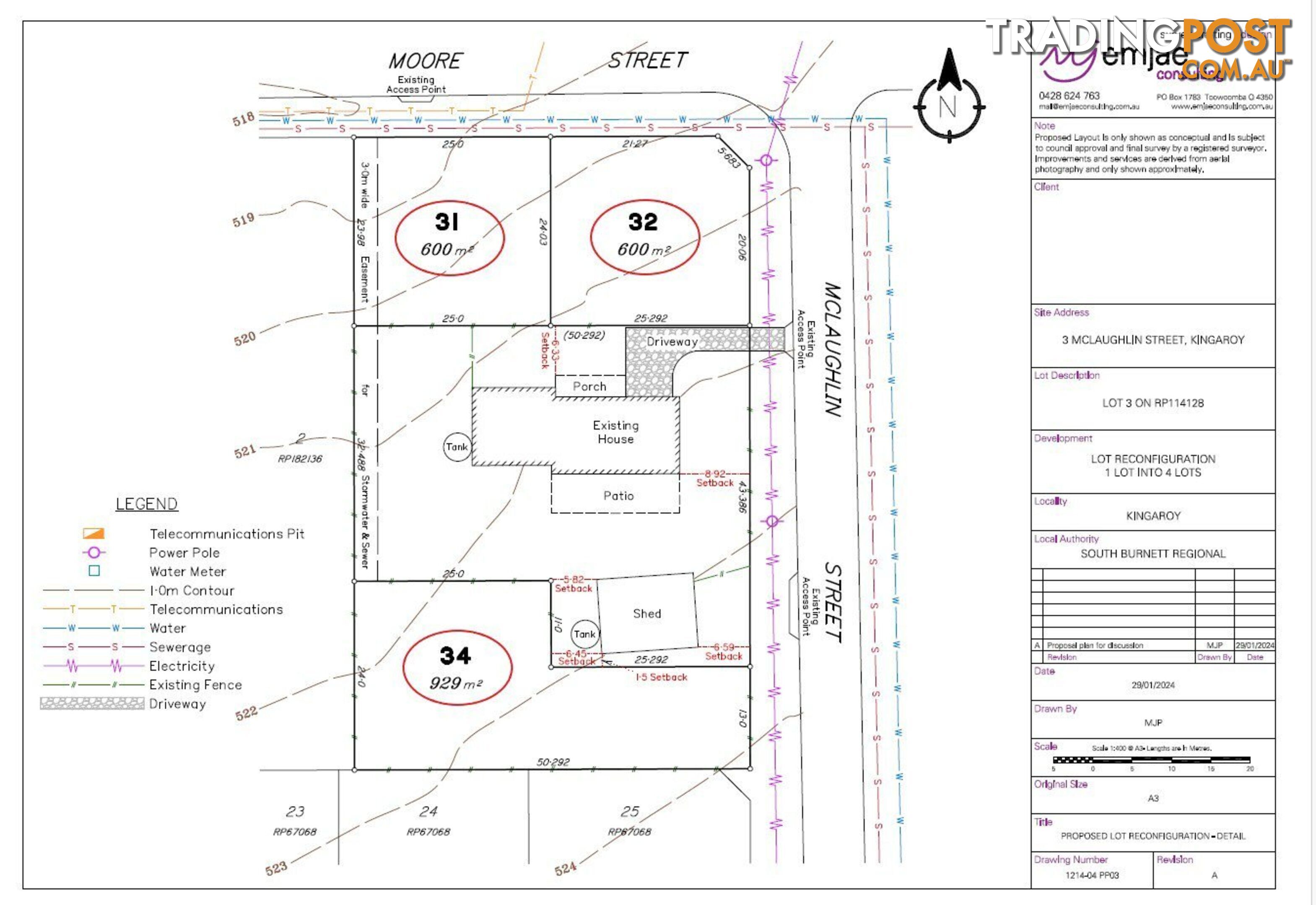 Lots 31, 3 Moore Street KINGAROY QLD 4610