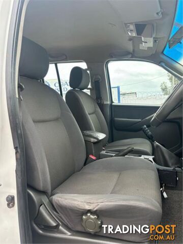 2010 NISSAN NAVARA D40 ST 4X4 DUAL CAB P/UP