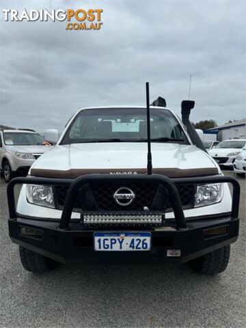 2010 NISSAN NAVARA D40 ST 4X4 DUAL CAB P/UP