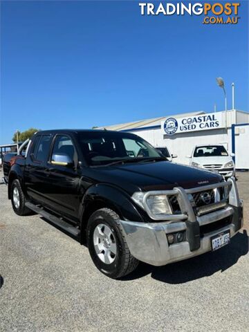 2009 NISSAN NAVARA D40 ST-X 4X4 DUAL CAB P/UP