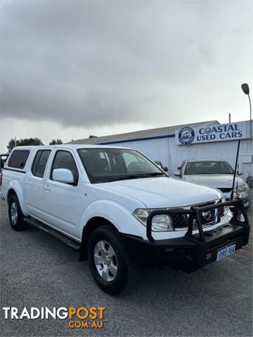 2011 NISSAN NAVARA D40 ST 4X4 DUAL CAB P/UP