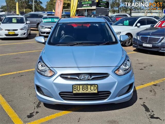 2012 HYUNDAI ACCENT ACTIVE RB 4D SEDAN