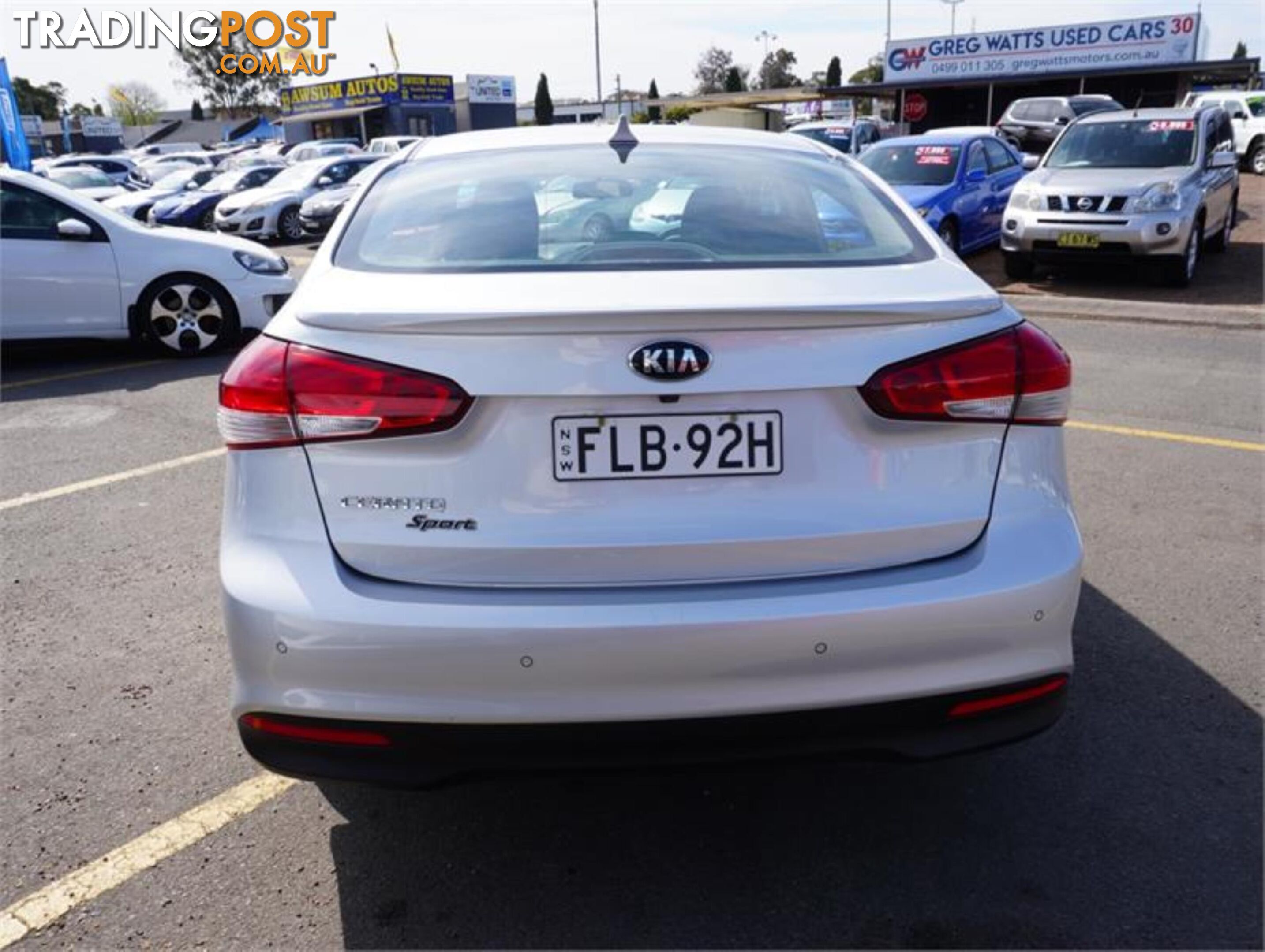 2017 KIA CERATO SPORT YDMY17 4D SEDAN