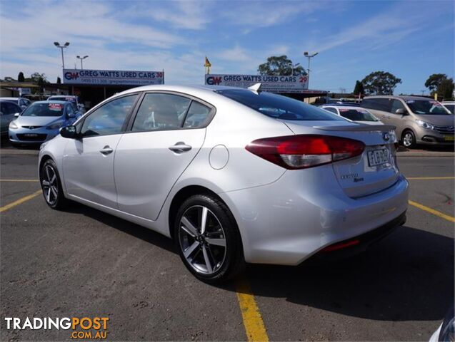 2017 KIA CERATO SPORT YDMY17 4D SEDAN