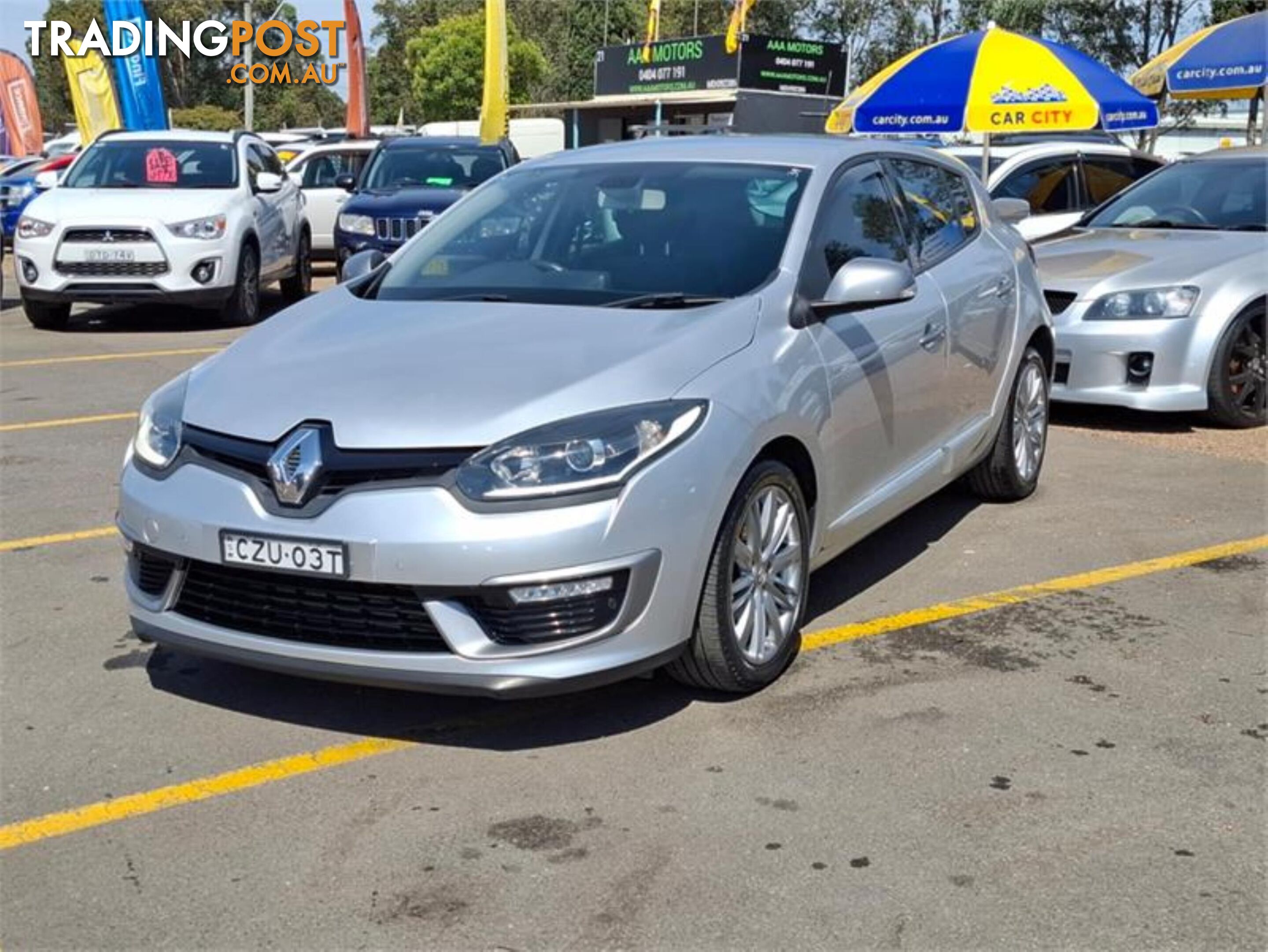 2015 RENAULT MEGANE GT LINE B95MY14 5D HATCHBACK