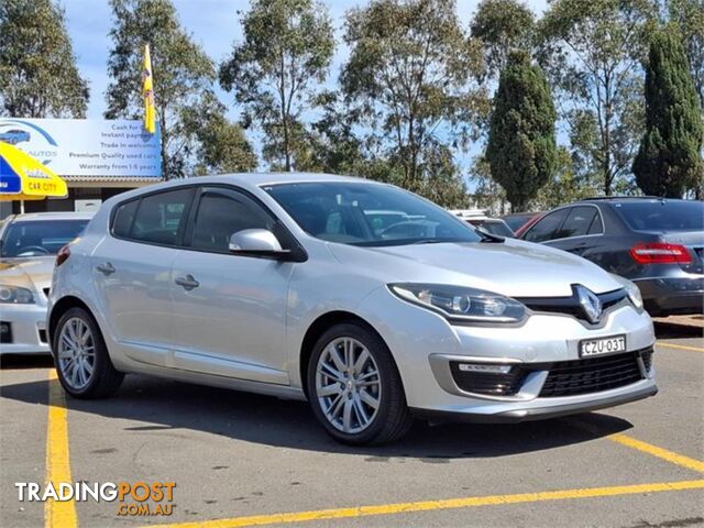 2015 RENAULT MEGANE GT LINE B95MY14 5D HATCHBACK