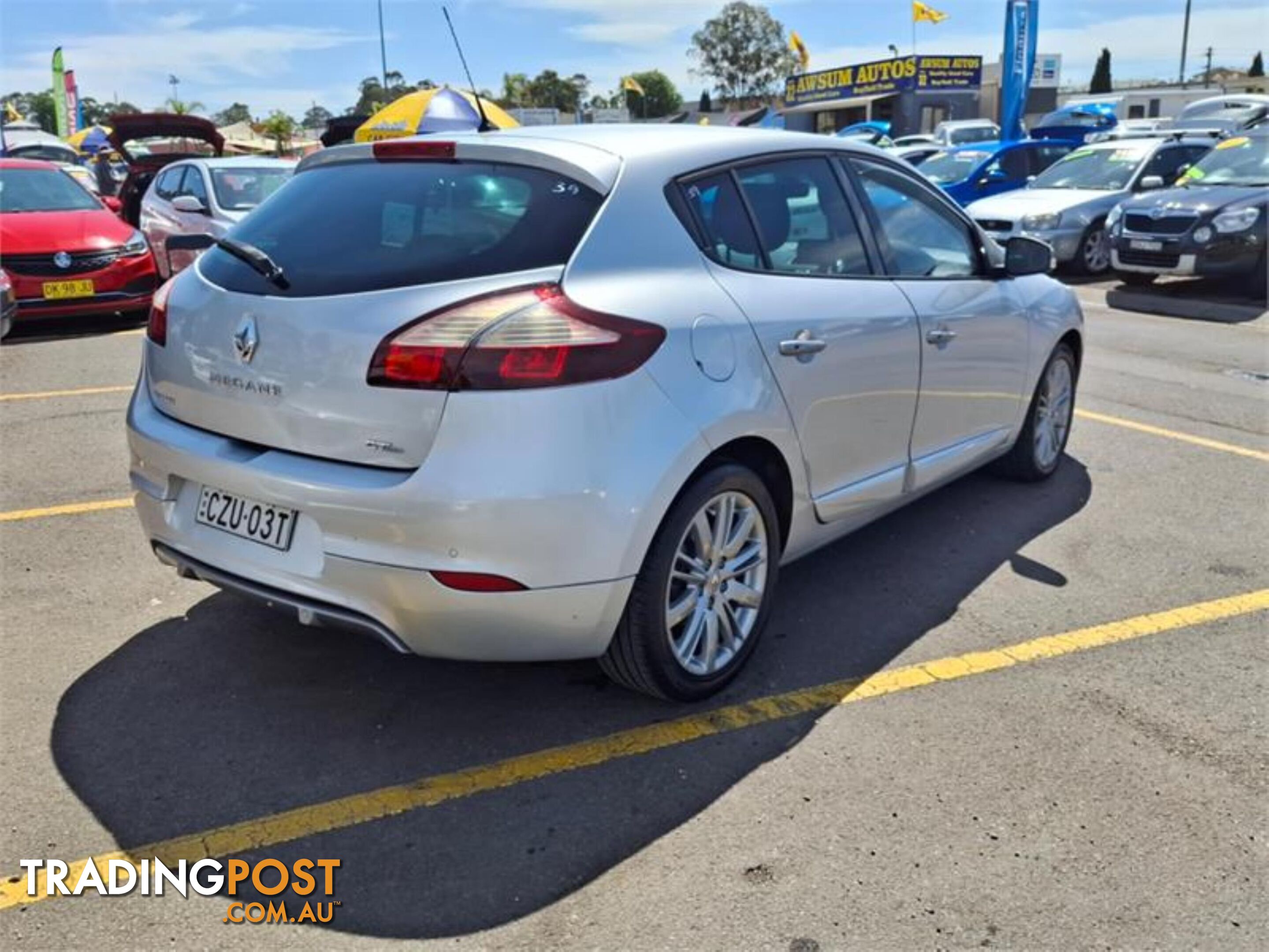 2015 RENAULT MEGANE GT LINE B95MY14 5D HATCHBACK