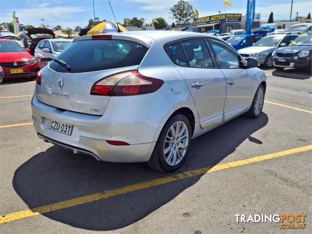 2015 RENAULT MEGANE GT LINE B95MY14 5D HATCHBACK