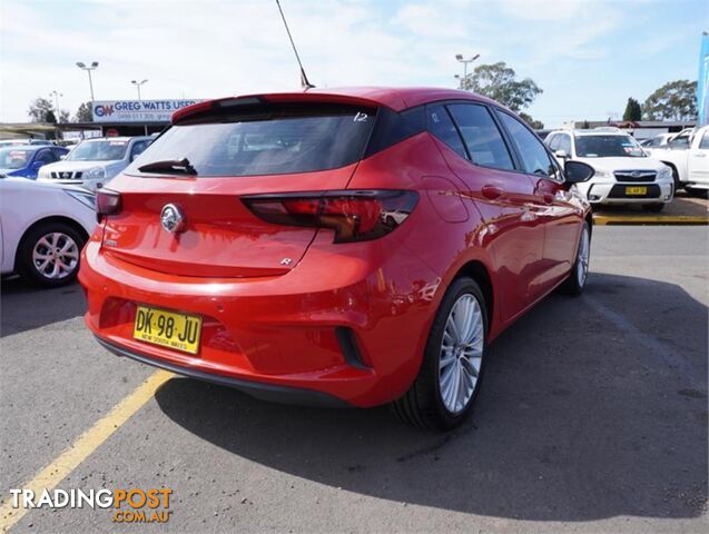 2017 HOLDEN ASTRA R BKMY17,5 5D HATCHBACK