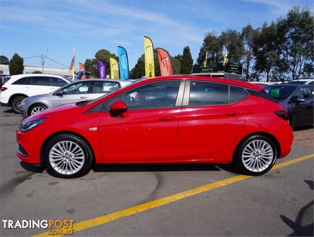 2017 HOLDEN ASTRA R BKMY17,5 5D HATCHBACK