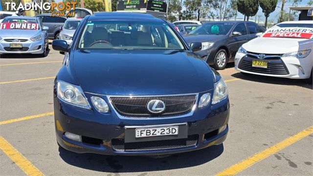 2006 LEXUS GS300 SPORTLUXURY GRS190R 4D SEDAN