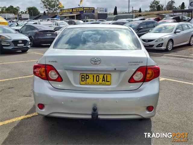 2008 TOYOTA COROLLA ASCENT ZRE152R 4D SEDAN