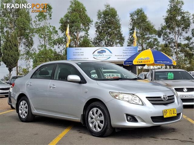 2008 TOYOTA COROLLA ASCENT ZRE152R 4D SEDAN