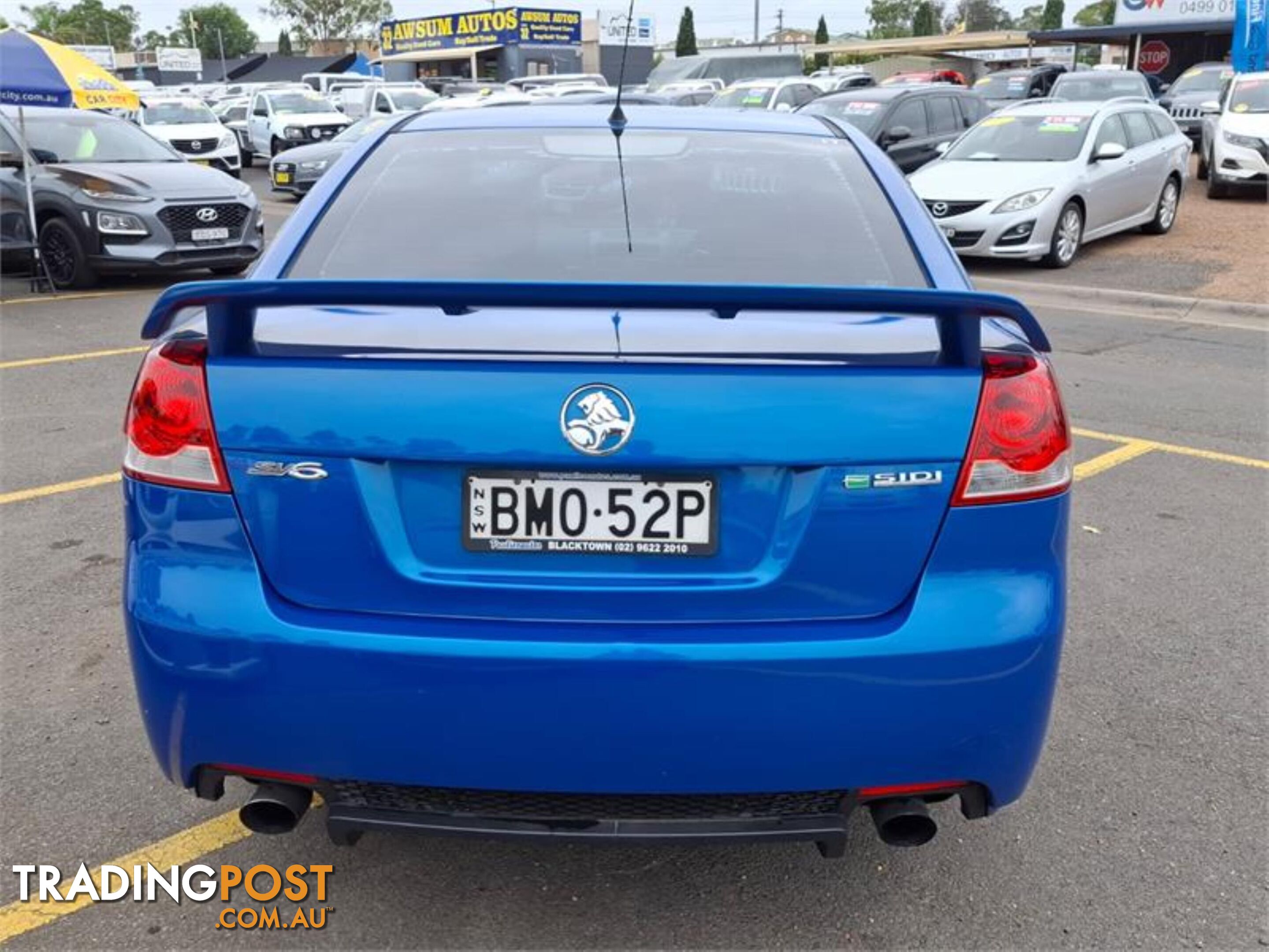 2010 HOLDEN COMMODORE SV6 VEMY10 4D SEDAN