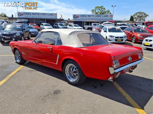 1965 FORD MUSTANG   CONVERTIBLE