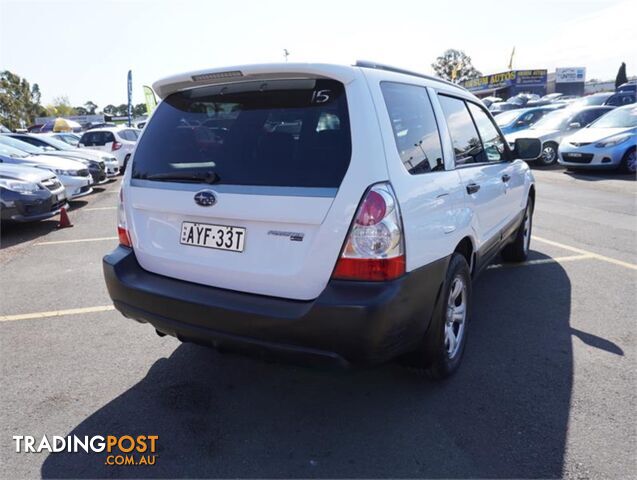 2006 SUBARU FORESTER X MY06 4D WAGON