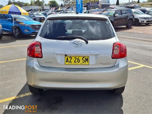 2008 TOYOTA COROLLA ASCENT ZRE152R 5D HATCHBACK