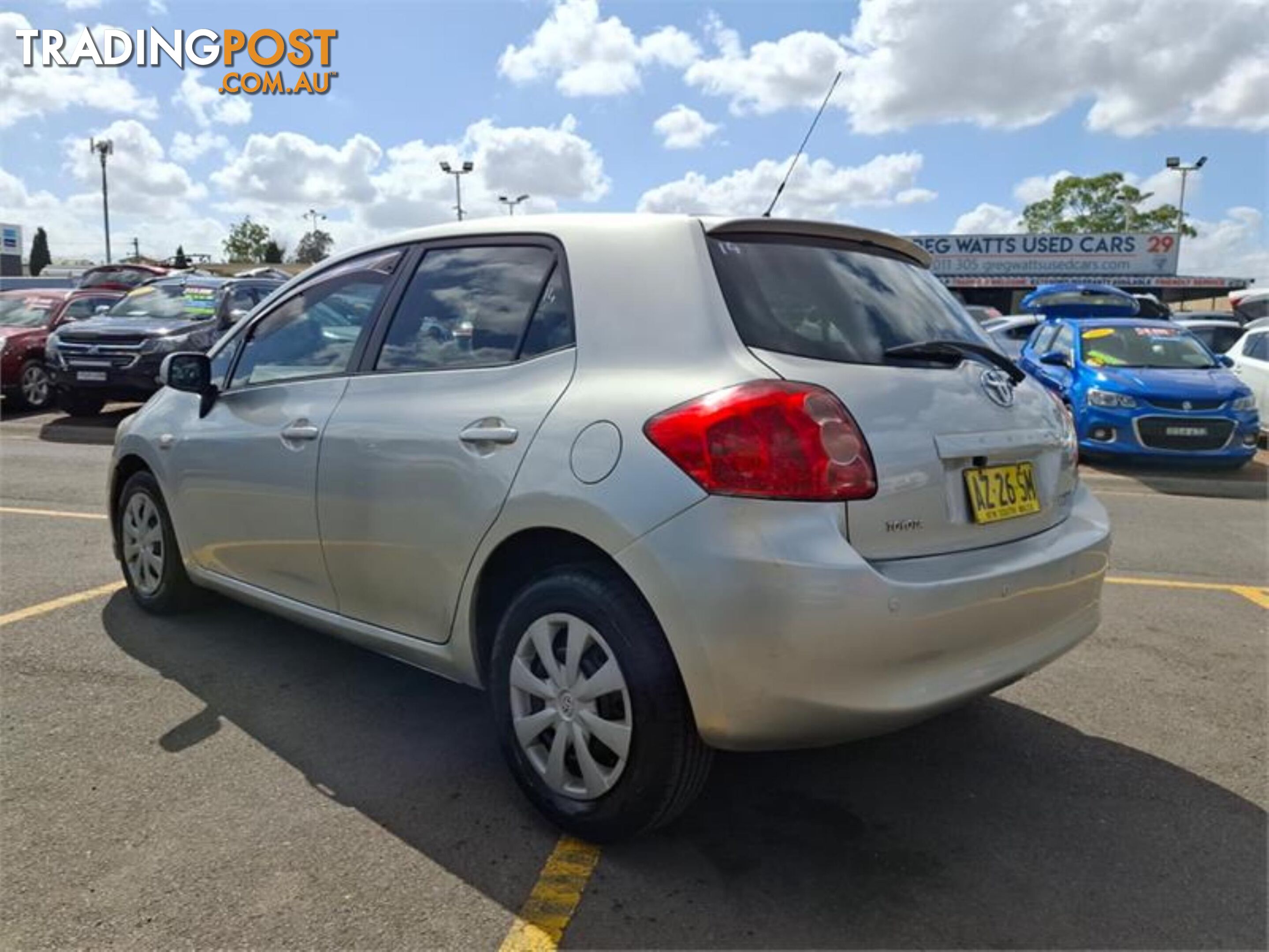 2008 TOYOTA COROLLA ASCENT ZRE152R 5D HATCHBACK