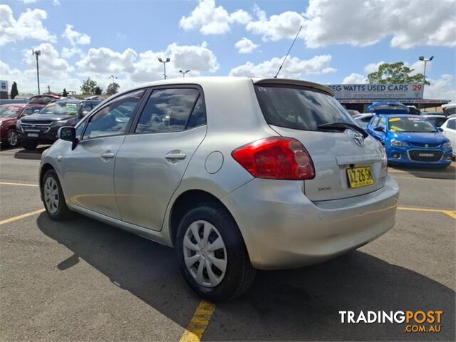 2008 TOYOTA COROLLA ASCENT ZRE152R 5D HATCHBACK