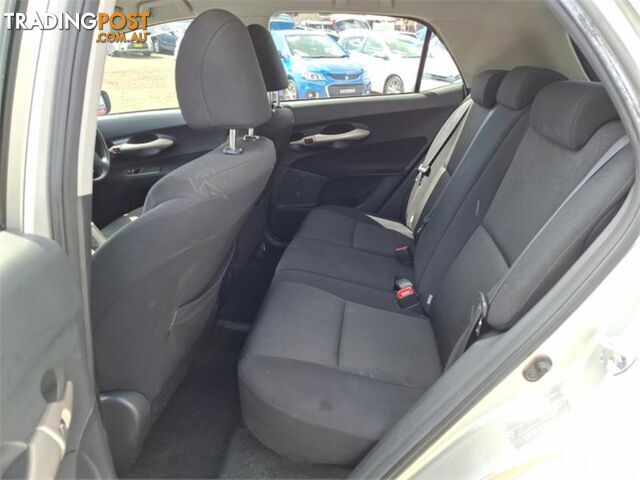 2008 TOYOTA COROLLA ASCENT ZRE152R 5D HATCHBACK