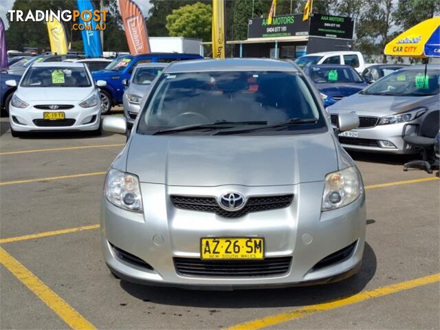 2008 TOYOTA COROLLA ASCENT ZRE152R 5D HATCHBACK