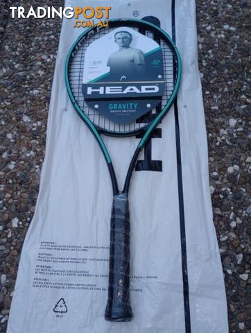 Head Gravity Pro tennis racquet MSV string grip size 4 1/2