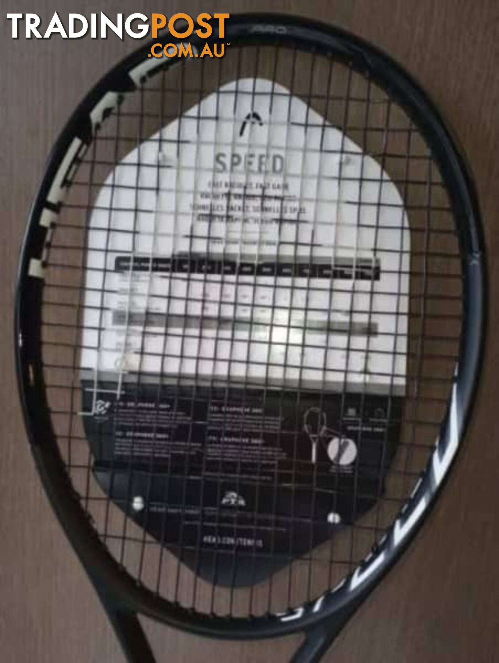 Head Speed Pro Black Edition tennis racquet grip 4 1/2