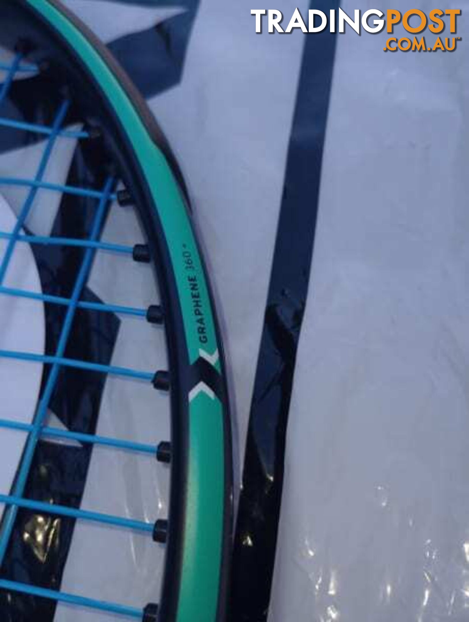 Head Gravity MP tennis racquet/Head Lynx Edge Blue string grip 4 3/8