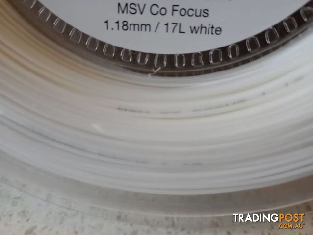 MSV Co-Focus 1.18 or 1.23 mm tennis string 200 m reel