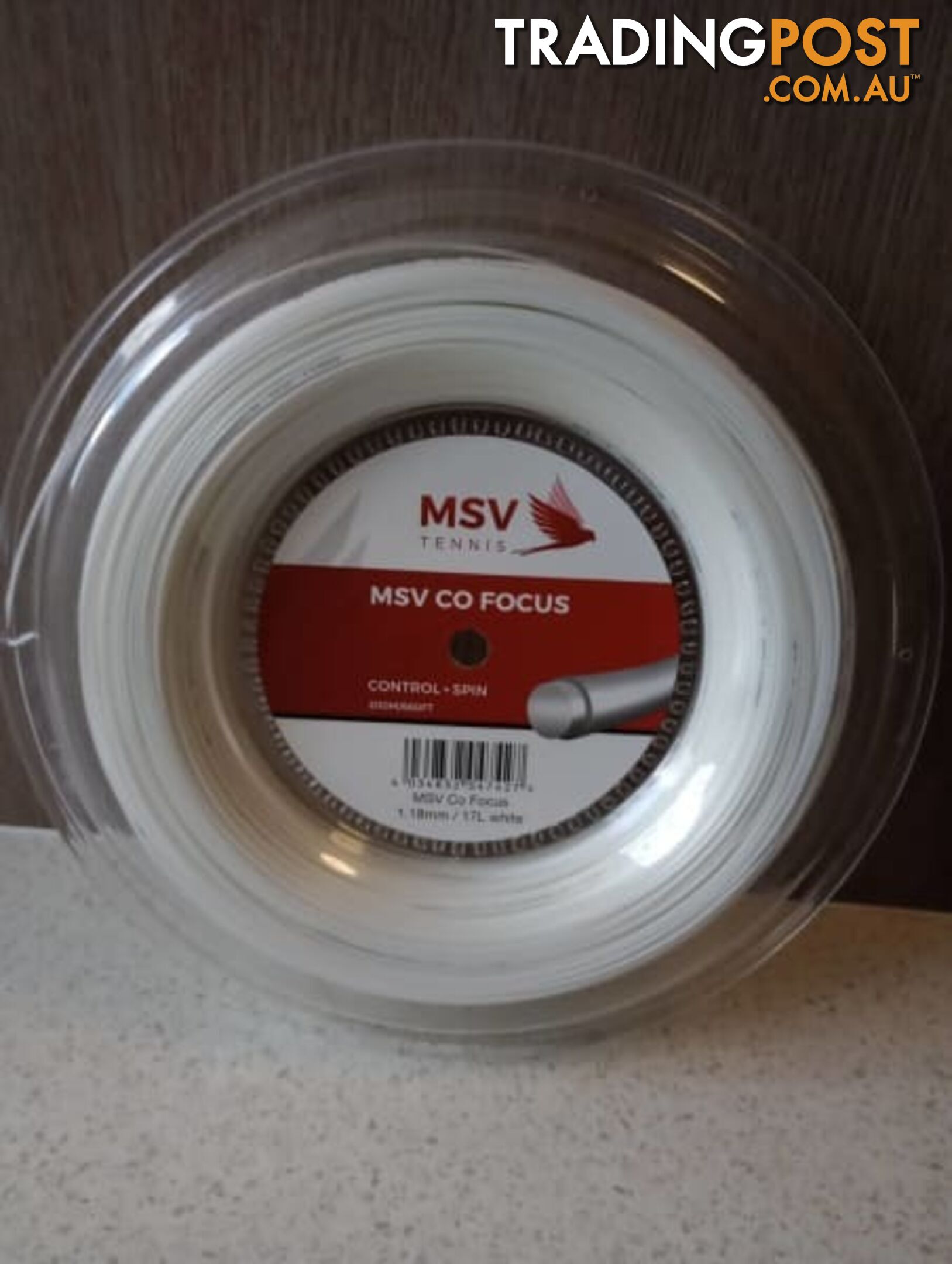 MSV Co-Focus 1.18 or 1.23 mm tennis string 200 m reel