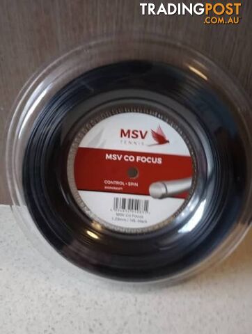 MSV Co-Focus 1.18 or 1.23 mm tennis string 200 m reel