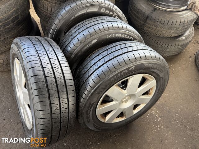Holden commodore wheels 205/65r25C Kumho