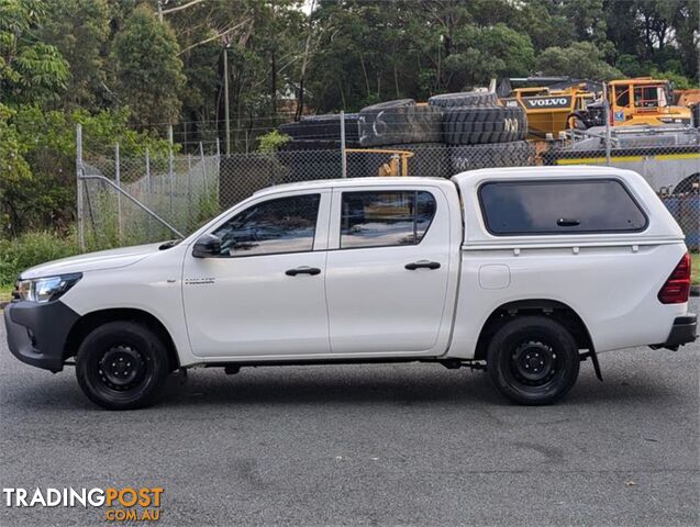 2018 TOYOTA HILUX WORKMATE TGN121R UTILITY