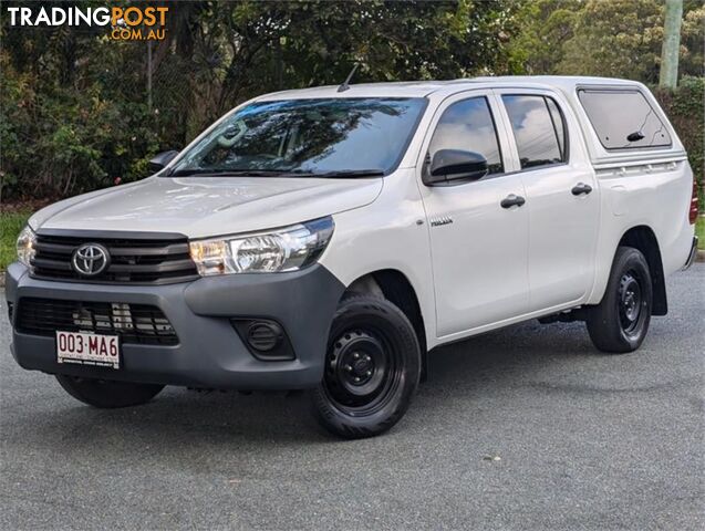 2018 TOYOTA HILUX WORKMATE TGN121R UTILITY