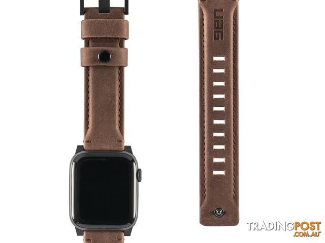 UAG Apple Watch 40"/38" Leather Strap - Brown