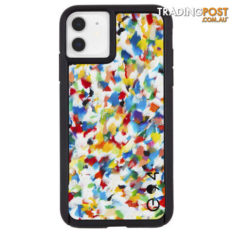 Case-Mate Eco Reworked Case For iPhone XR\11 - Rainbow Confetti
