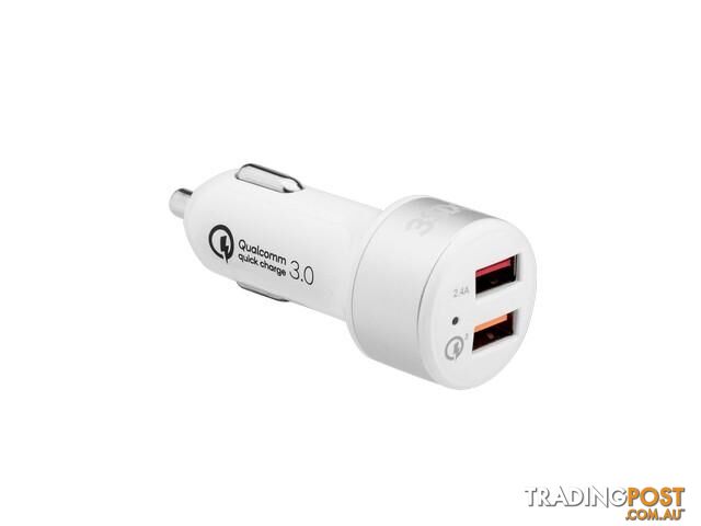 3SIXT Car Charger 5.4A - White