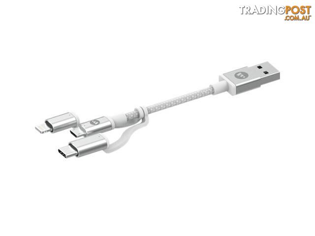 Mophie Tri-Tip Cable (1m) - White