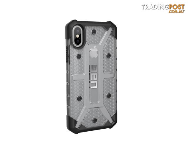 UAG case For iPhone Xs Plasma - Ice/Black/Silver