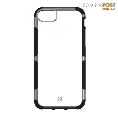 EFM Cayman D3O Case Armour For iPhone 8/7/6s - Crystal / Black