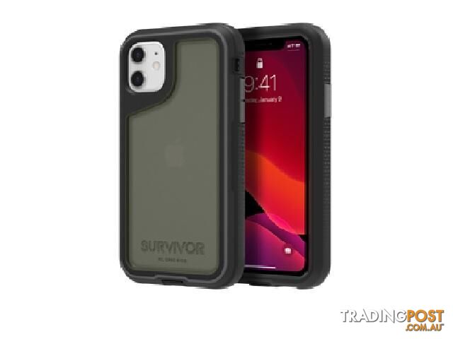 Griffin Survivor Extreme For iPhone 11 Pro Max -Green/Black/Smoke