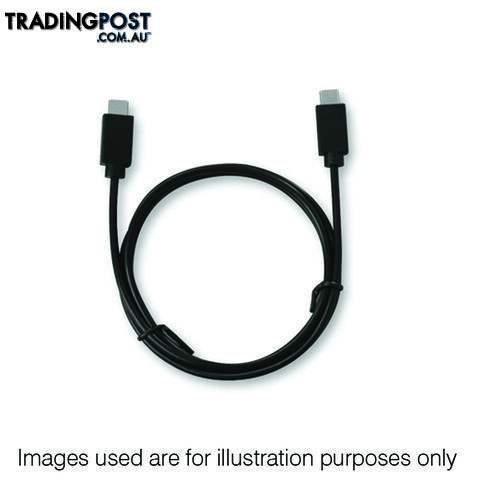 Cleanskin 1M Type C to Type C Cable For Type C Devices - Black