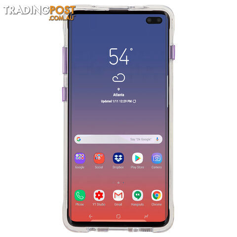 Case-Mate Waterfall Case For Samsung Galaxy S10 Plus (6.4") - Glow Purple