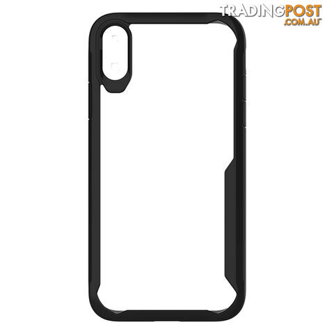 Cleanskin ProTech PC/TPU Case For iPhone XR (6.1") - Clear / Black